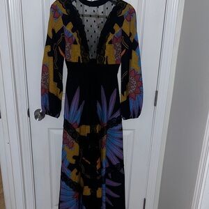 SHEIN Multicolor Long Sleeve Dress